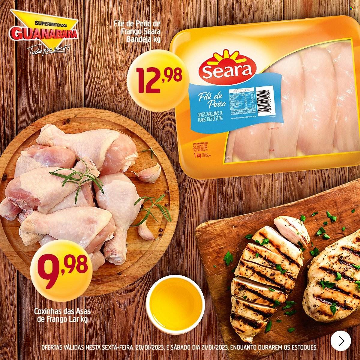 Folheto Supermercados Guanabara - 20/01/2023 - 21/01/2023. Página 1