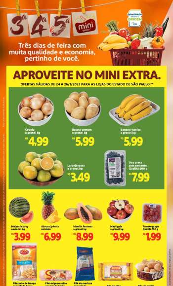 Folheto Mini Extra - 24/01/2023 - 26/01/2023.