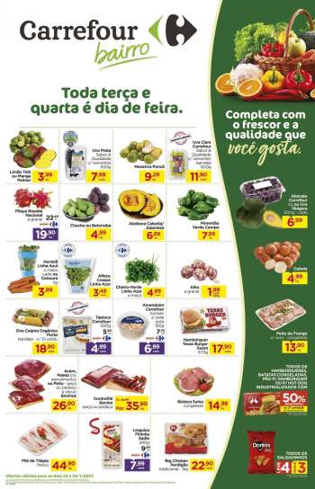 Folheto Carrefour Bairro - 24/01/2023 - 25/01/2023.