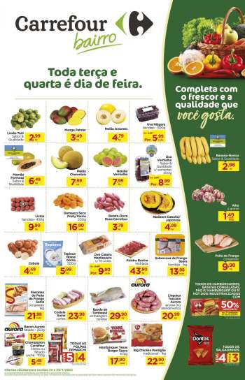 Folheto Carrefour Bairro - 24/01/2023 - 25/01/2023.
