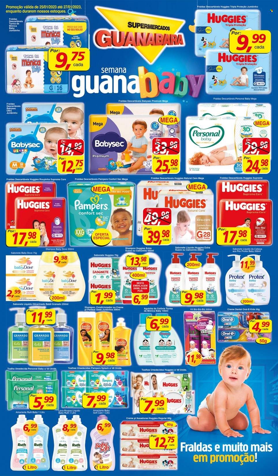 Folheto Supermercados Guanabara - 25/01/2023 - 27/01/2023. Página 1