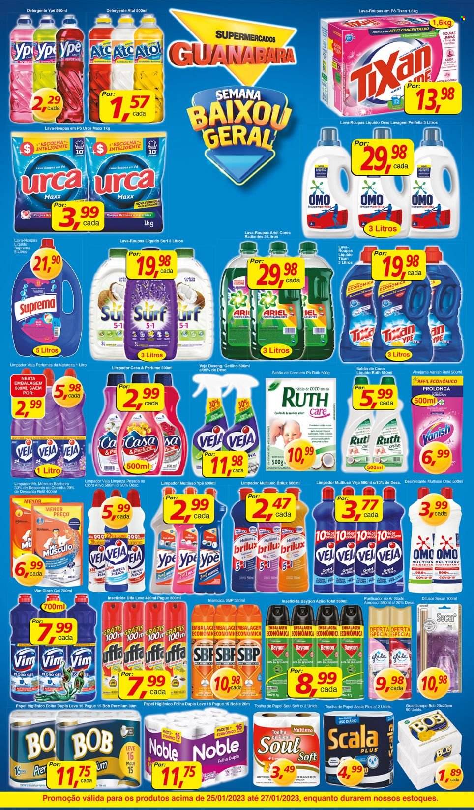 Folheto Supermercados Guanabara - 25/01/2023 - 27/01/2023. Página 5