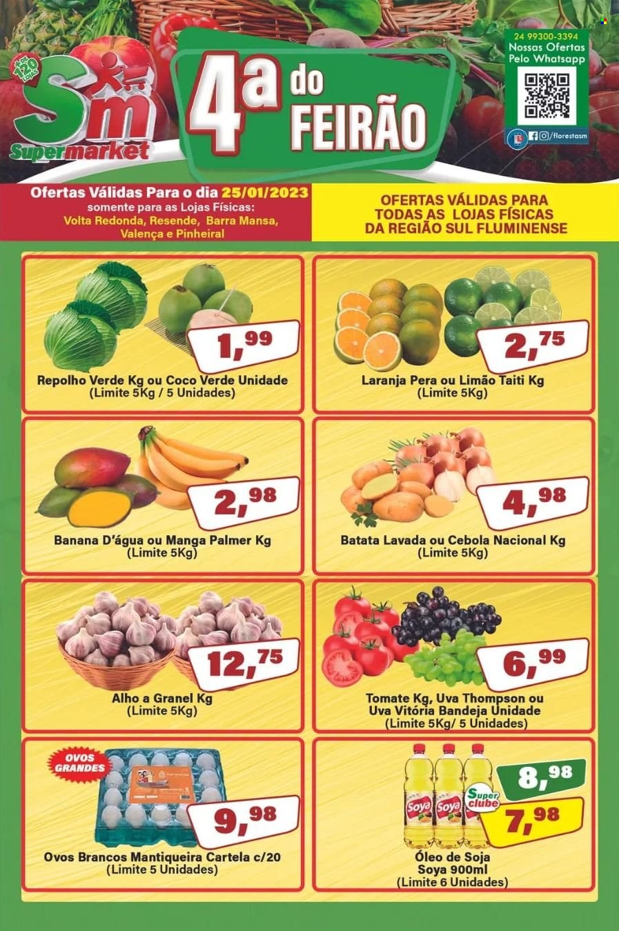 Folheto Rede Supermarket - 25/01/2023 - 25/01/2023. Página 1