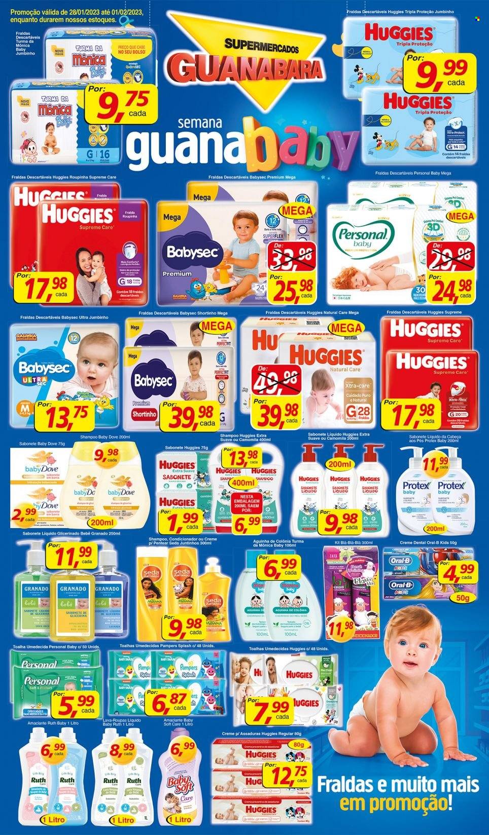 Folheto Supermercados Guanabara - 28/01/2023 - 01/02/2023. Página 1