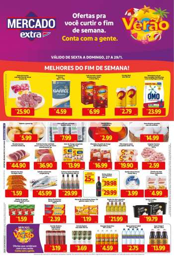 Folheto Mercado Extra - 27/01/2023 - 29/01/2023.