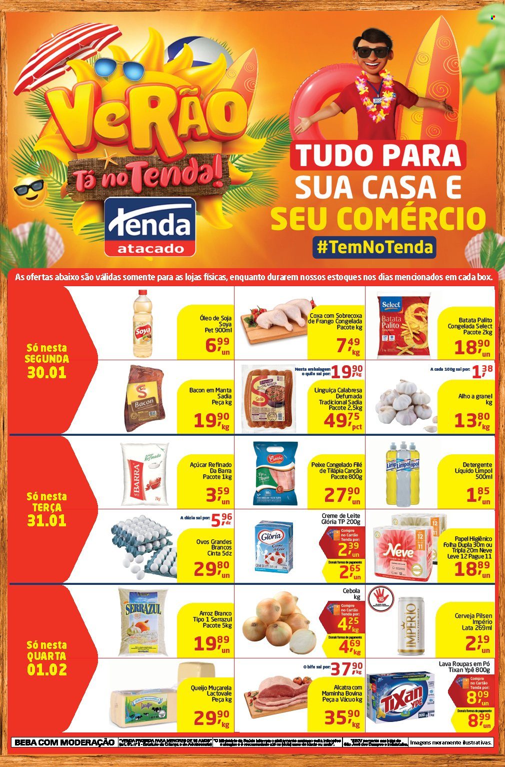 Folheto Tenda Atacado - 30/01/2023 - 01/02/2023. Página 1