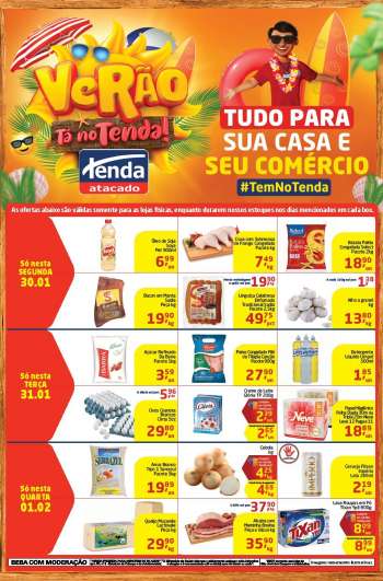 Folheto Tenda Atacado - 30/01/2023 - 01/02/2023.