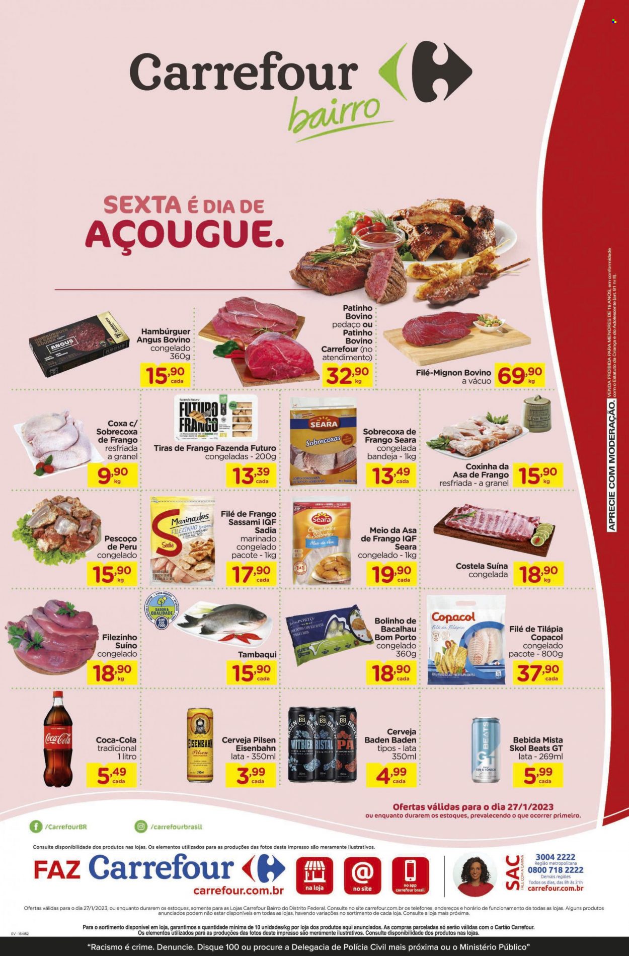 Folheto Carrefour Bairro - 27/01/2023 - 27/01/2023. Página 1