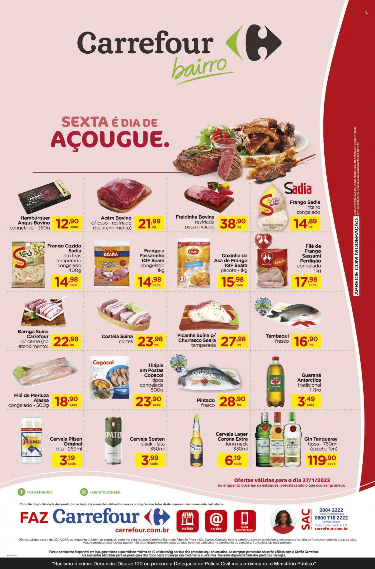 Folheto Carrefour Bairro - 27/01/2023 - 27/01/2023. Página 1