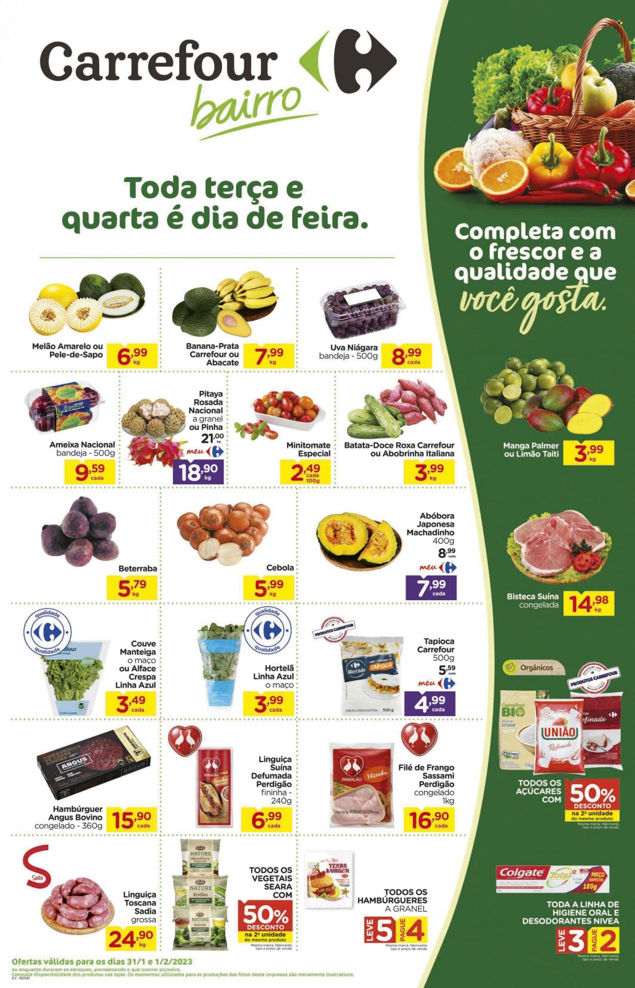 Folheto Carrefour Bairro - 31/01/2023 - 01/02/2023. Página 1