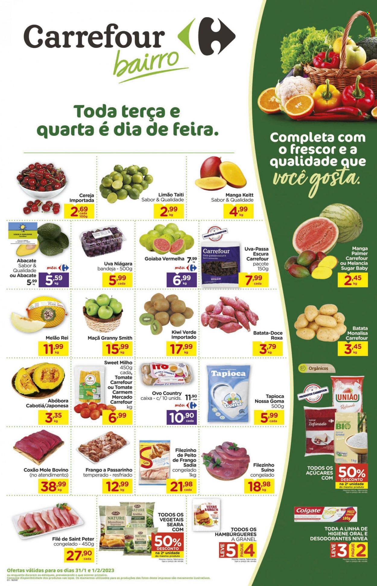 Folheto Carrefour Bairro - 31/01/2023 - 01/02/2023. Página 1
