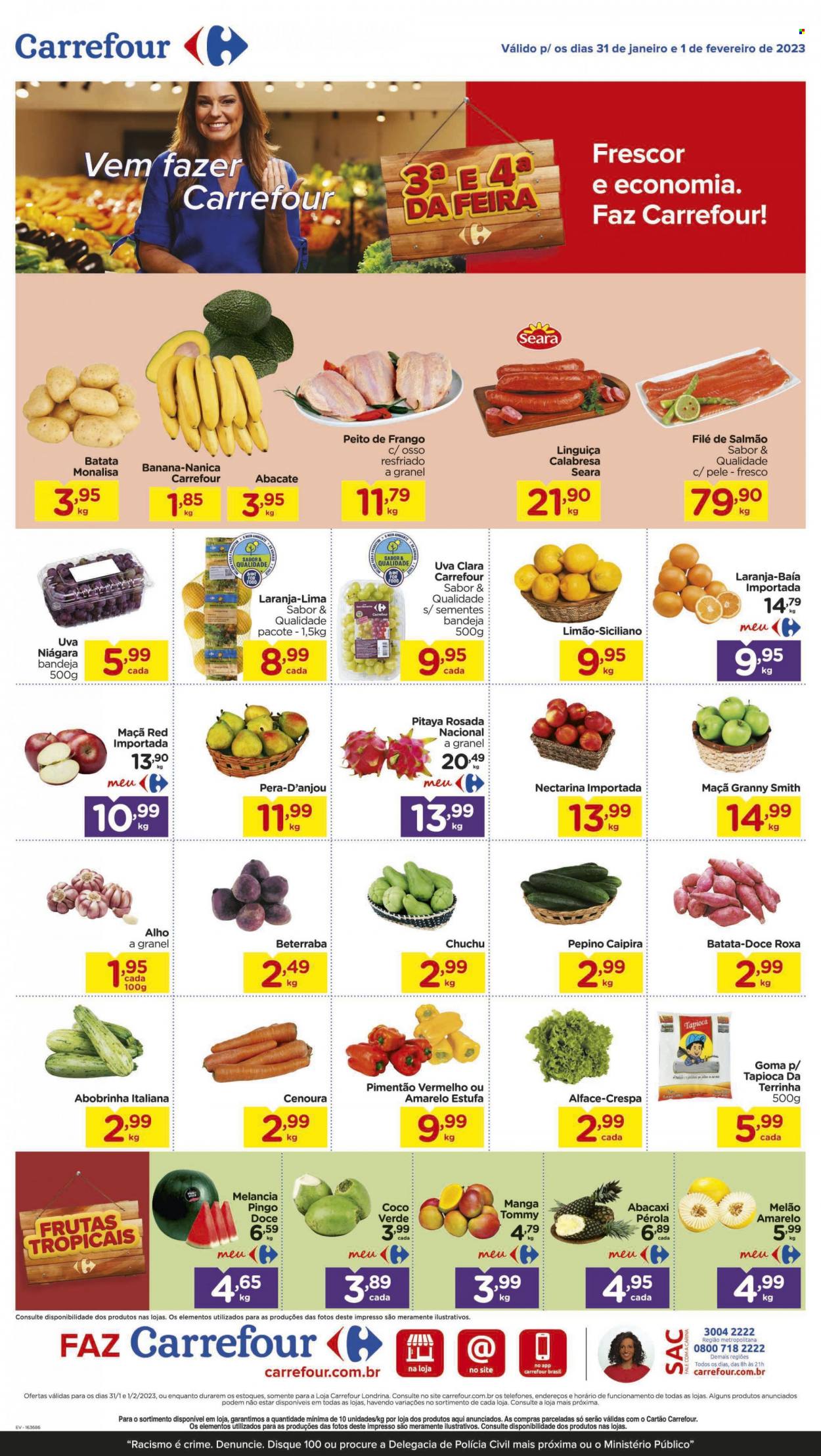 Folheto Carrefour Hiper - 31/01/2023 - 01/02/2023. Página 1