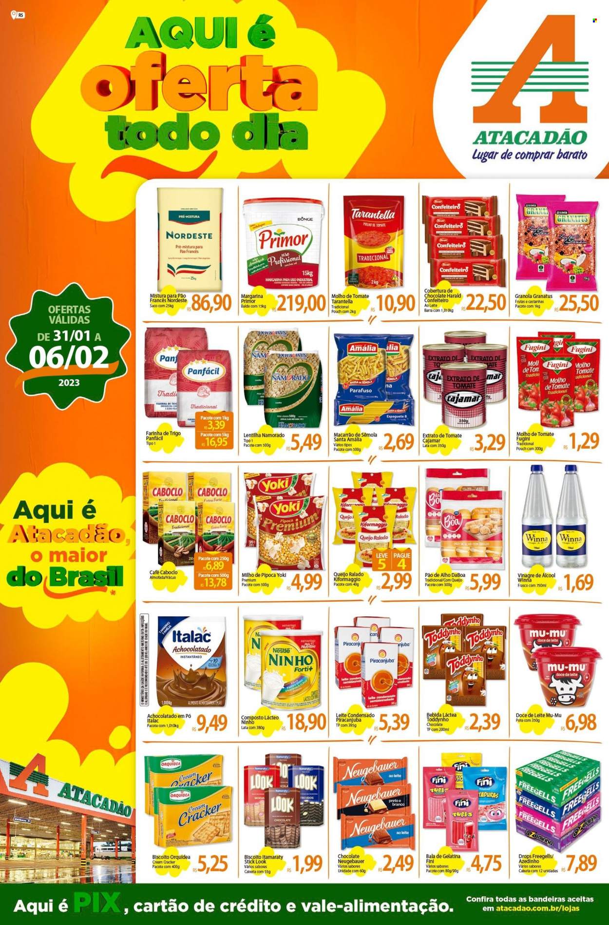 Folheto Atacadão - 31/01/2023 - 06/02/2023. Página 1
