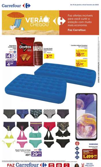 Folheto Carrefour Hiper - 31/01/2023 - 09/02/2023.