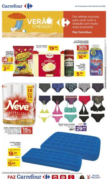 Folheto Carrefour Hiper - 31/01/2023 - 09/02/2023.