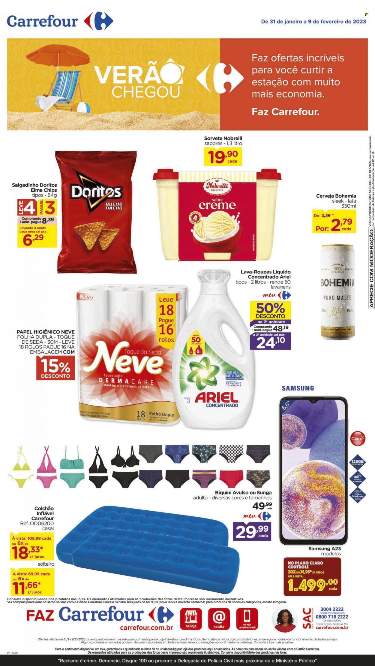 Folheto Carrefour Hiper - 31/01/2023 - 09/02/2023. Página 1