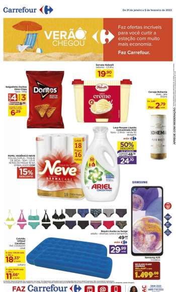 Folheto Carrefour Hiper - 31/01/2023 - 09/02/2023.