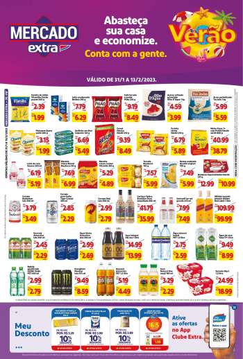 Folheto Mercado Extra - 31/01/2023 - 13/02/2023.