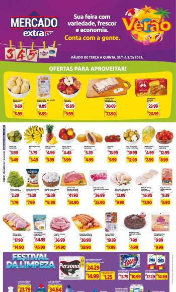 Folheto Mercado Extra - 31/01/2023 - 02/02/2023.
