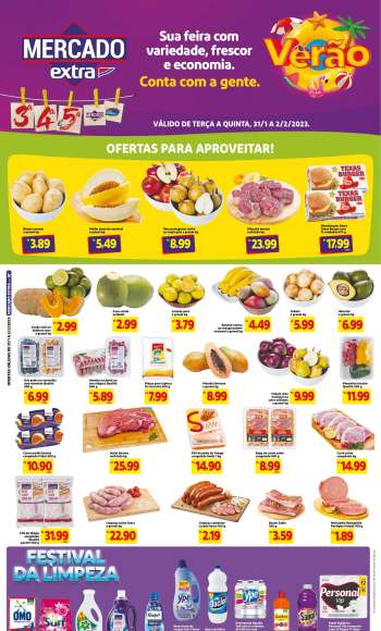 Folheto Mercado Extra - 31/01/2023 - 02/02/2023.