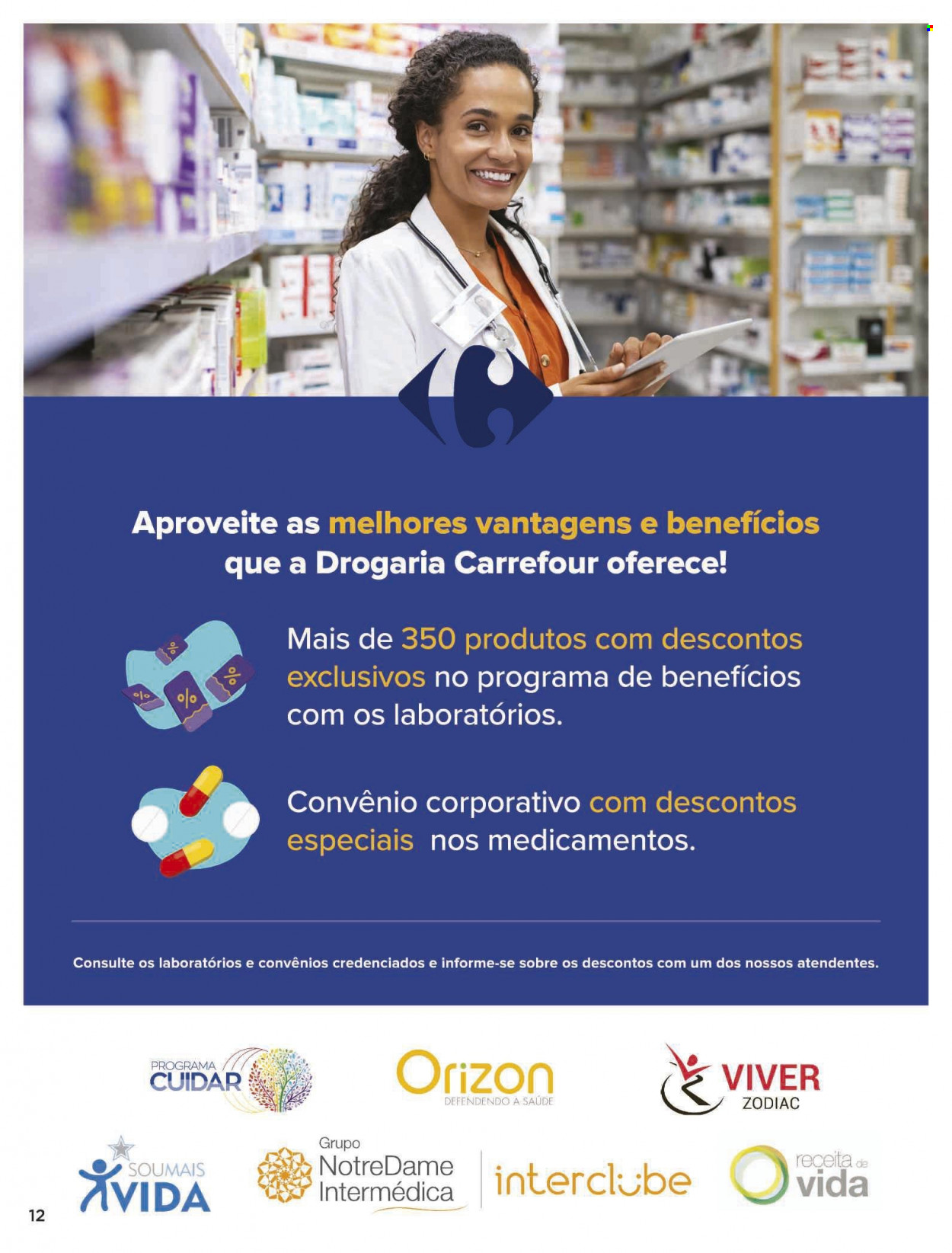 Folheto Carrefour Drogaria - 01/02/2023 - 28/02/2023. Página 12