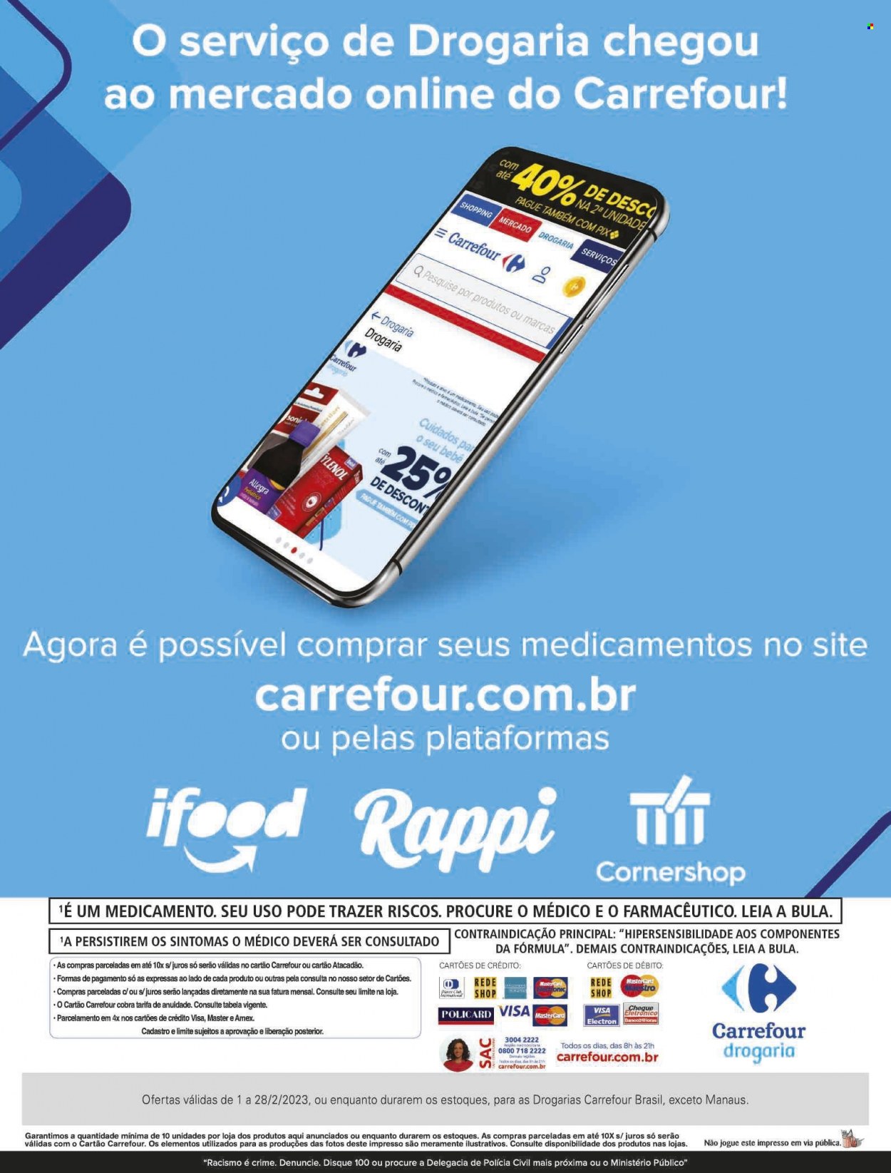 Folheto Carrefour Drogaria - 01/02/2023 - 28/02/2023. Página 16