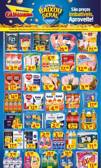 Folheto Supermercados Guanabara - 02/02/2023 - 02/02/2023.