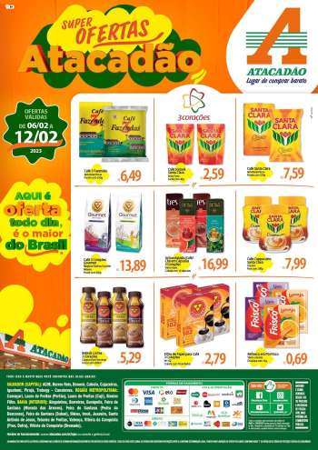 Folheto Atacadão - 06/02/2023 - 12/02/2023.