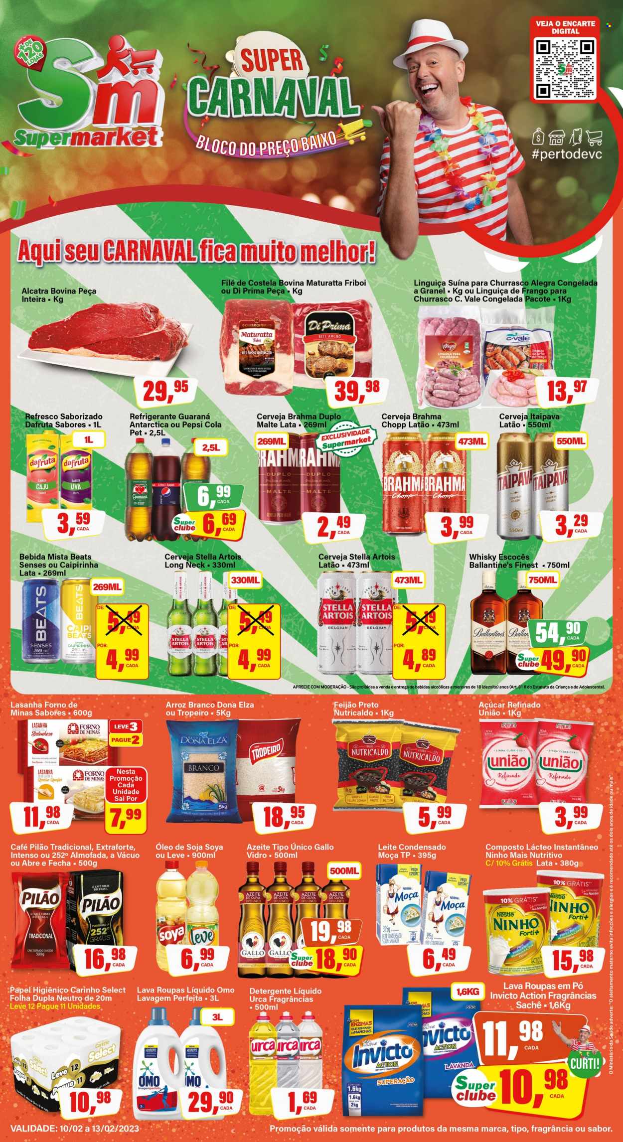 Folheto Rede Supermarket - 10/02/2023 - 13/02/2023. Página 1