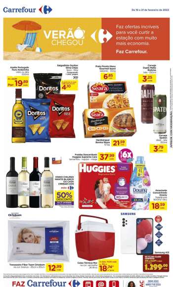 Folheto Carrefour Hiper - 10/02/2023 - 21/02/2023.