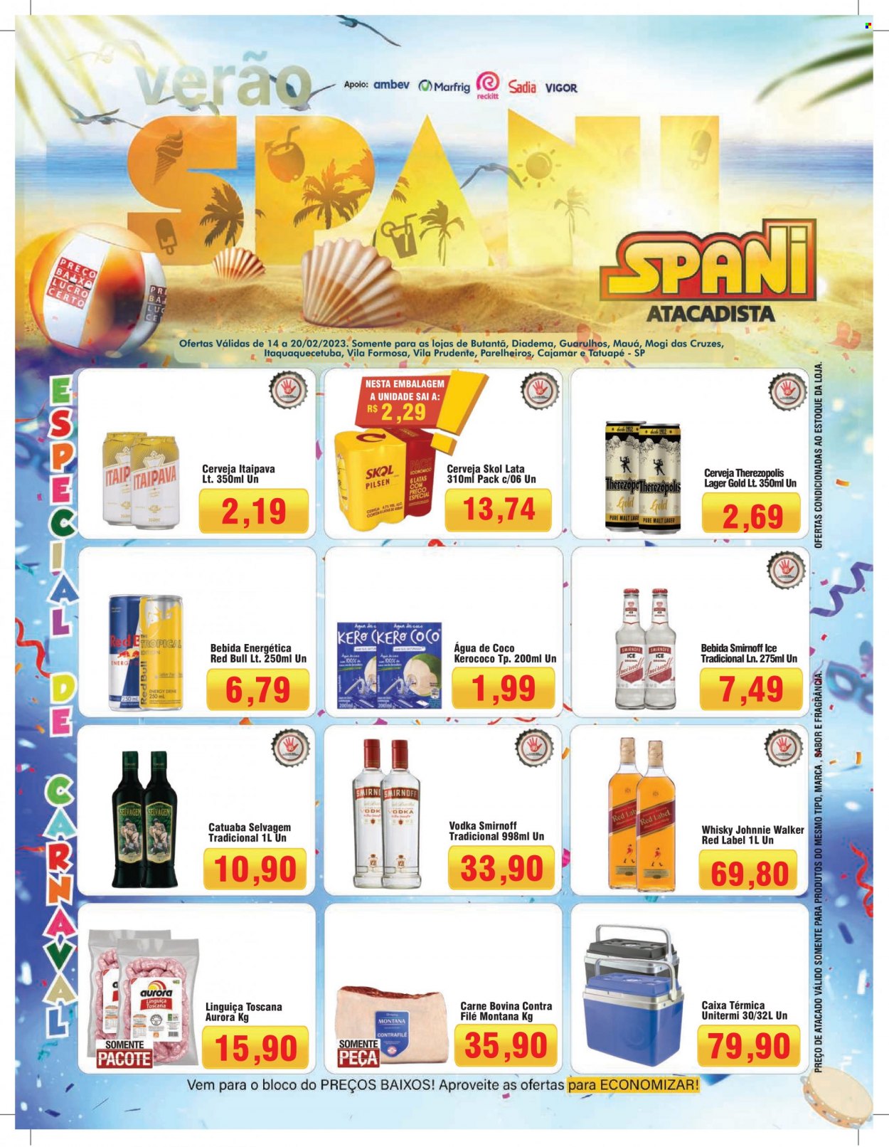 Folheto Spani Atacadista - 14/02/2023 - 20/02/2023. Página 1