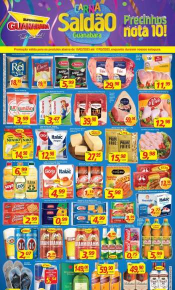 Folheto Supermercados Guanabara - 15/02/2023 - 17/02/2023.