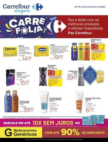 Folheto Carrefour Drogaria - 15/02/2023 - 22/02/2023.