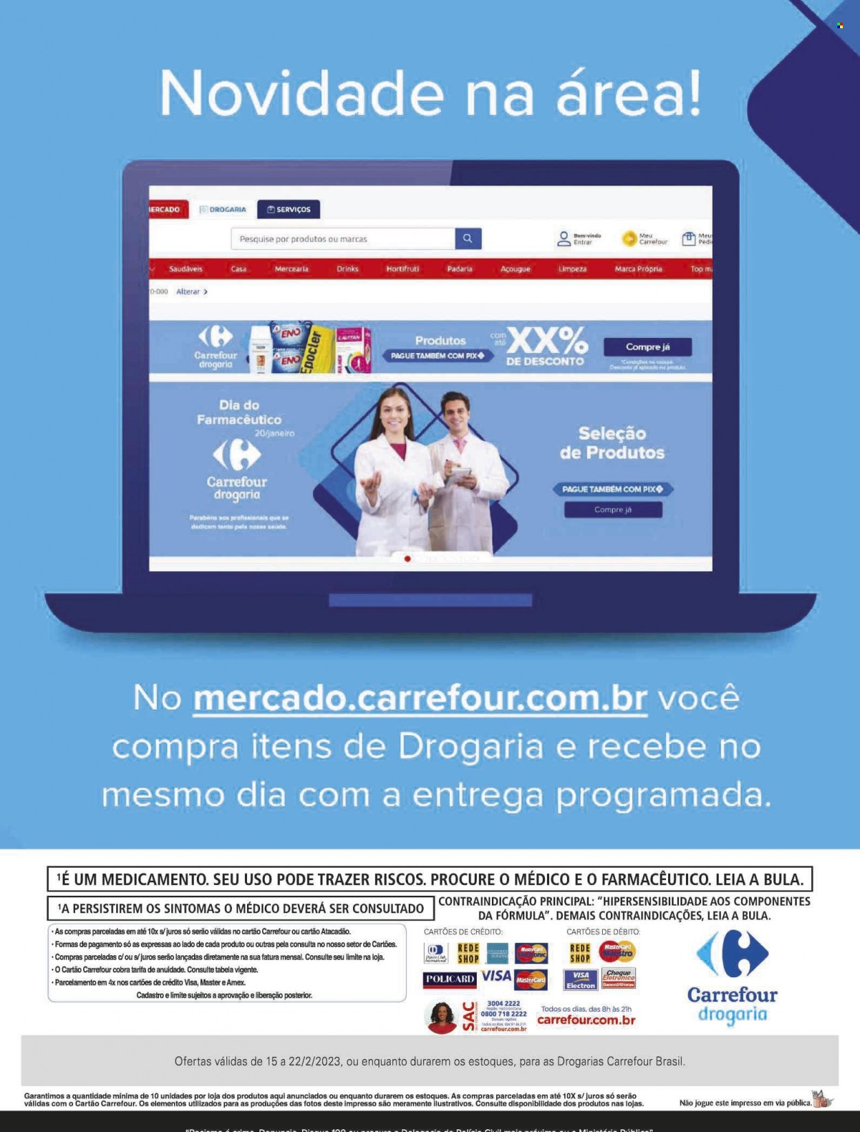 Folheto Carrefour Drogaria - 15/02/2023 - 22/02/2023. Página 2