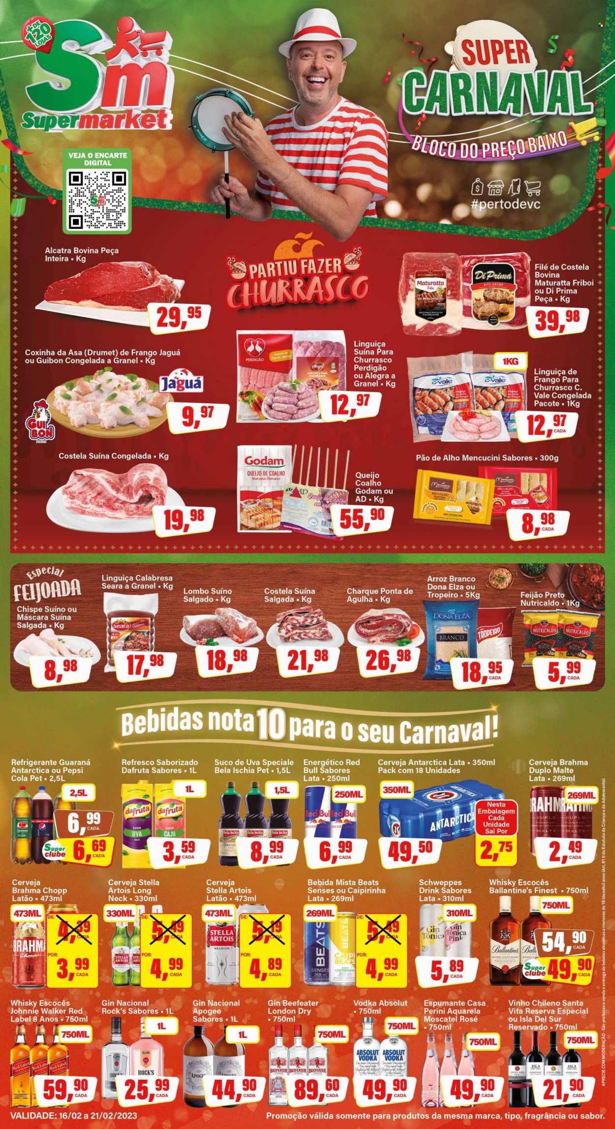 Folheto Rede Supermarket - 16/02/2023 - 21/02/2023. Página 1