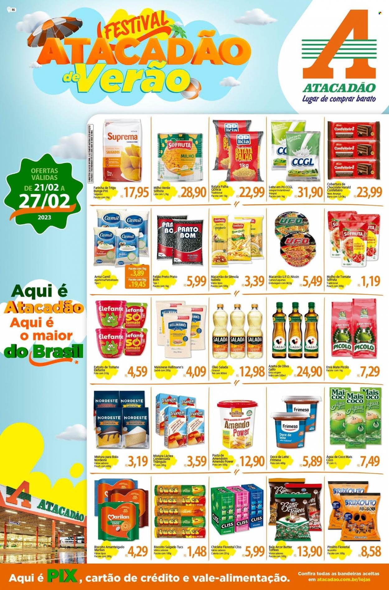 Folheto Atacadão - 21/02/2023 - 27/02/2023. Página 1