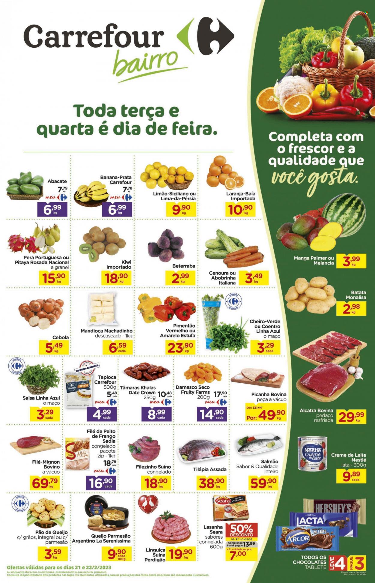Folheto Carrefour Bairro - 21/02/2023 - 22/02/2023. Página 1