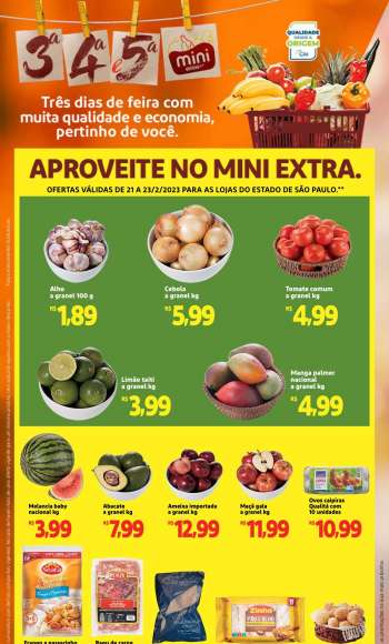 Folheto Mini Extra - 21/02/2023 - 23/02/2023.
