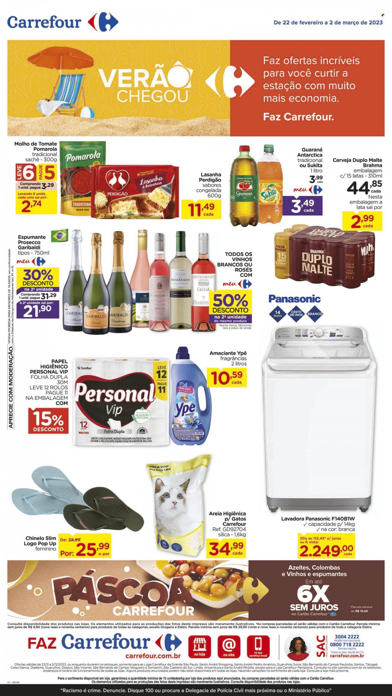 Folheto Carrefour Hiper - 22/02/2023 - 02/03/2023. Página 1