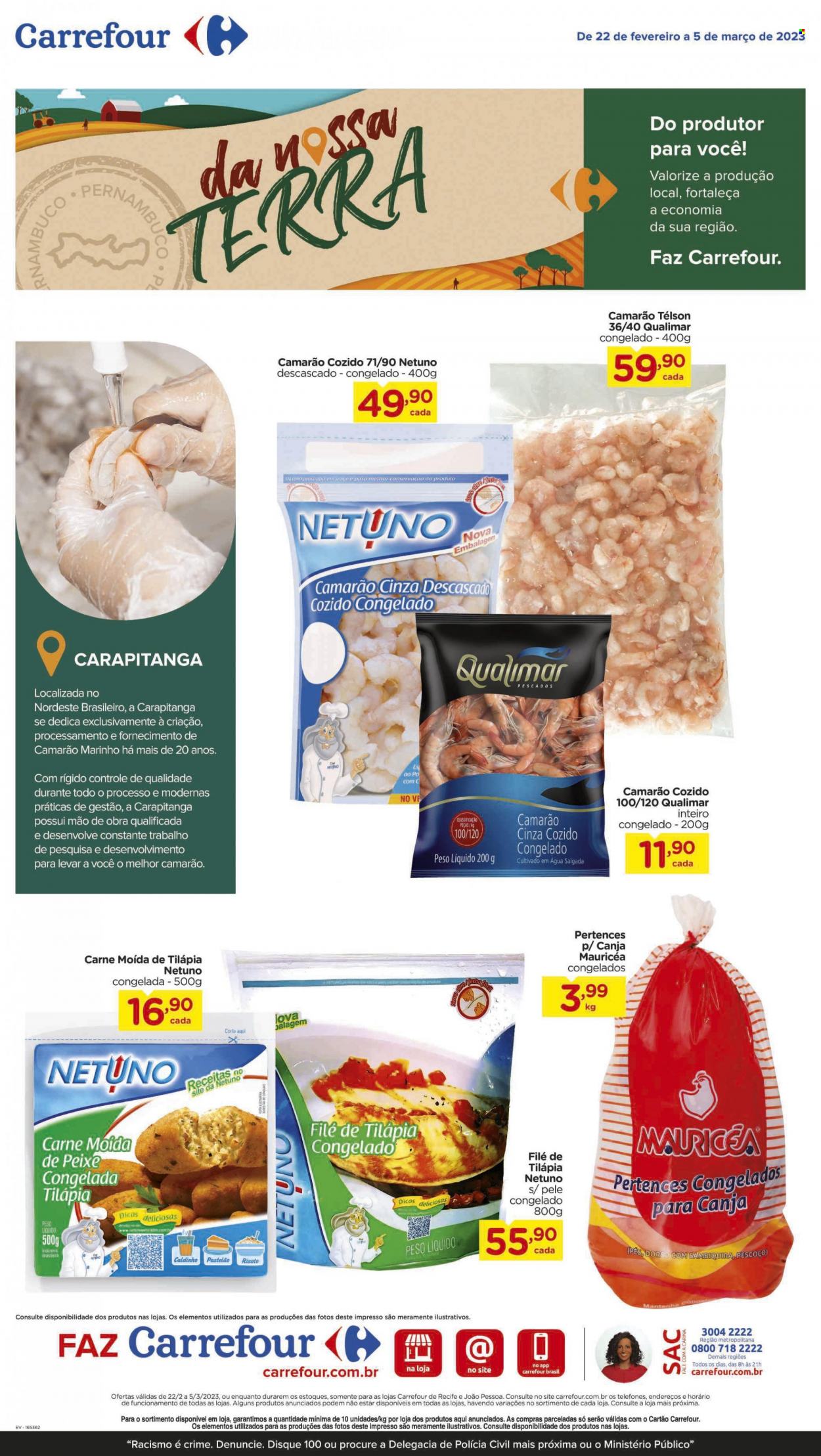 Folheto Carrefour Hiper - 22/02/2023 - 05/03/2023. Página 1