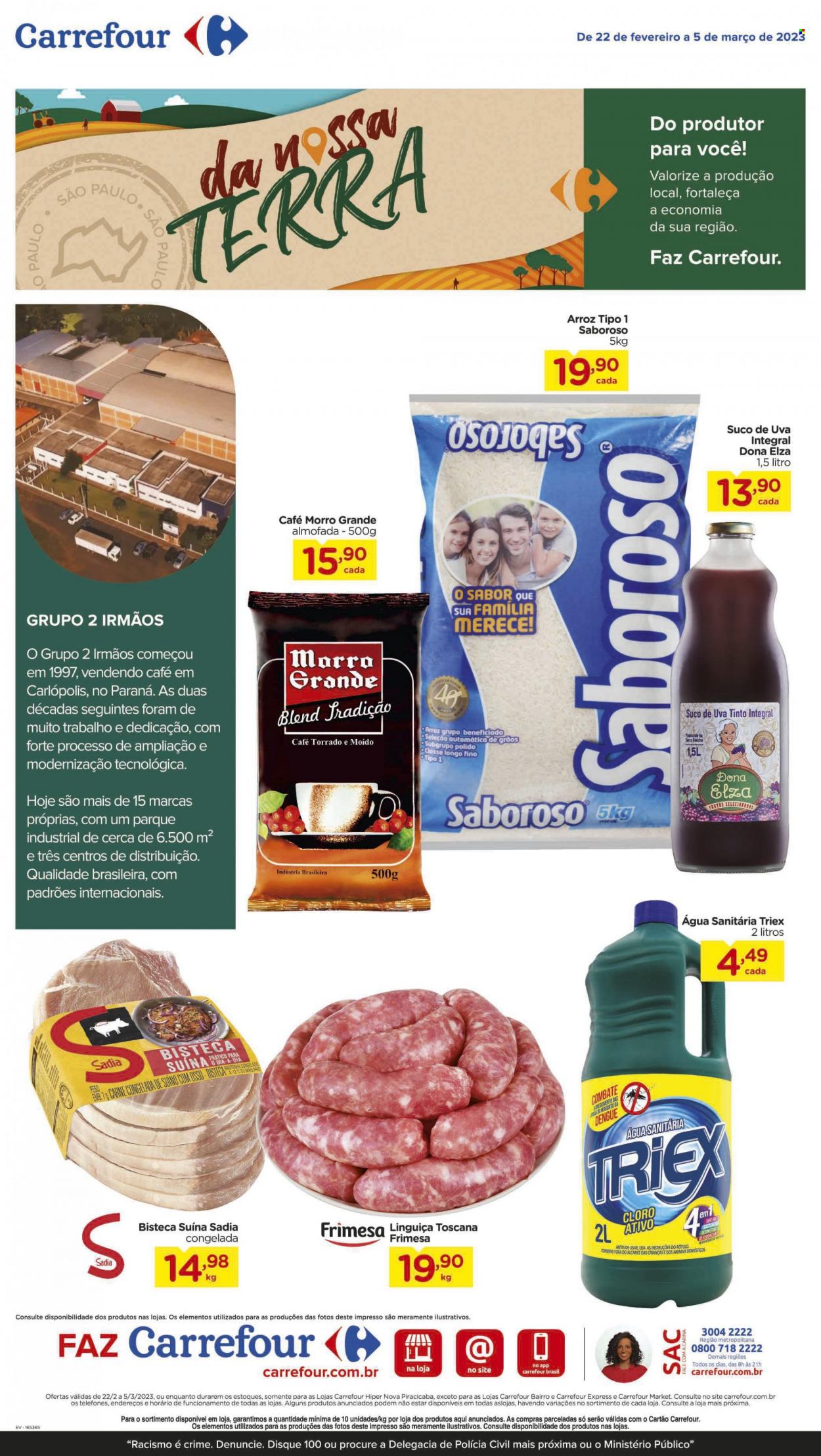 Folheto Carrefour Hiper - 22/02/2023 - 05/03/2023. Página 1