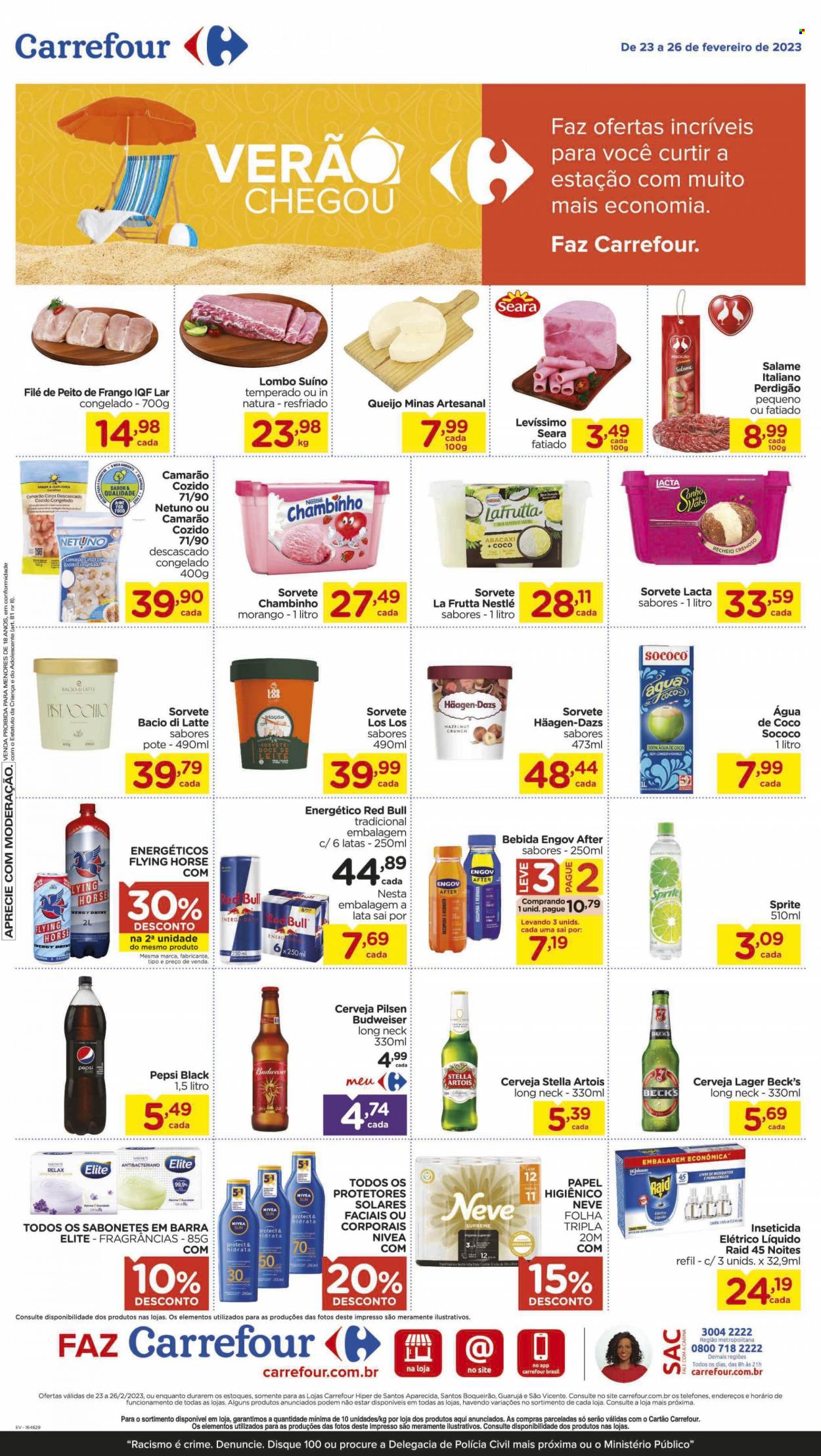 Folheto Carrefour Hiper - 23/02/2023 - 26/02/2023. Página 1