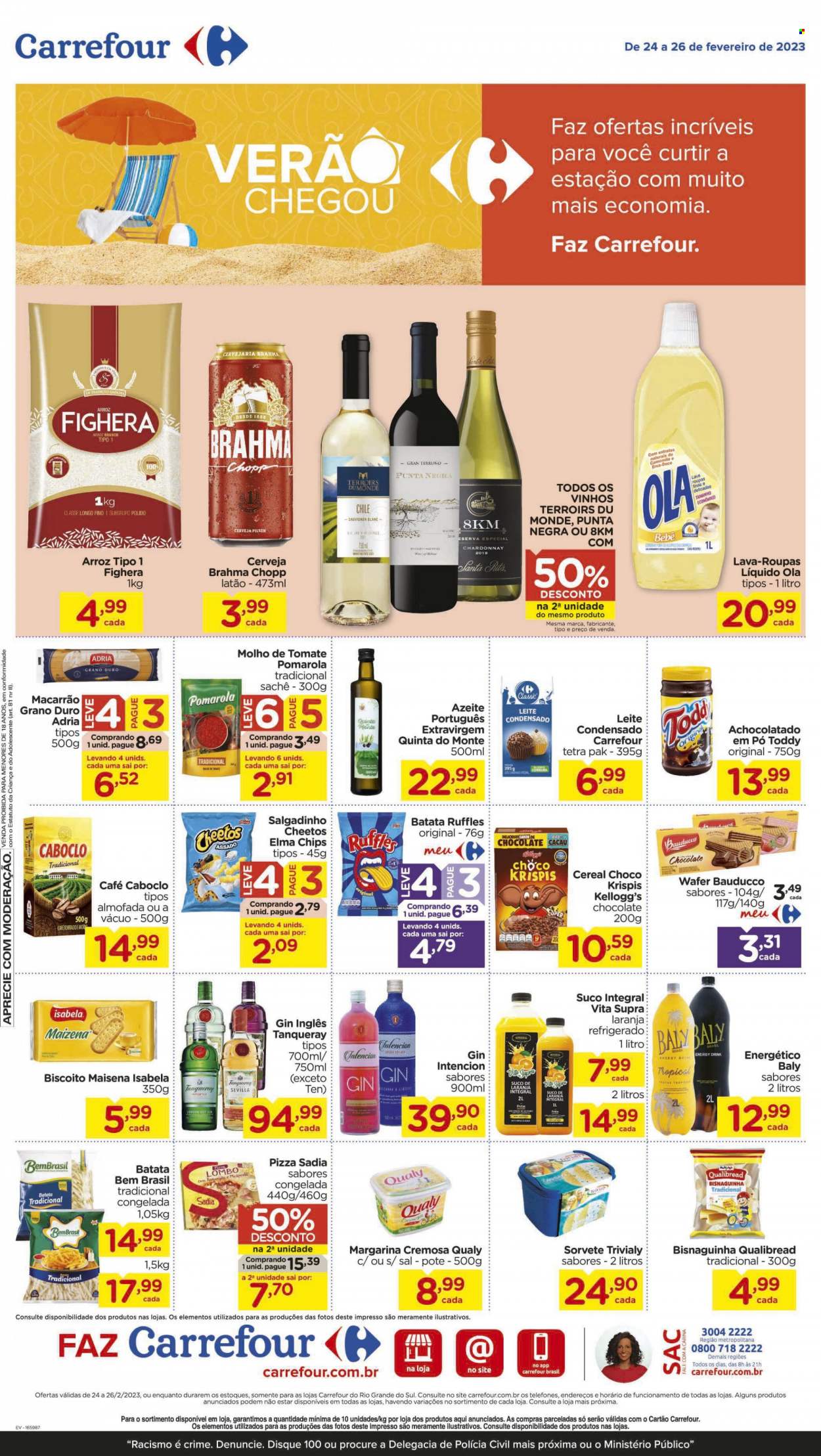 Folheto Carrefour Hiper - 24/02/2023 - 26/02/2023. Página 1