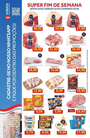 Folheto Shibata Supermercados - 24/02/2023 - 26/02/2023.