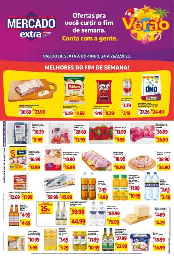 Folheto Mercado Extra - 24/02/2023 - 26/02/2023.