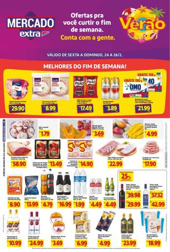 Folheto Mercado Extra - 24/02/2023 - 26/02/2023.