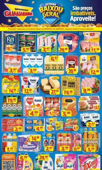Folheto Supermercados Guanabara - 26/02/2023 - 28/02/2023.