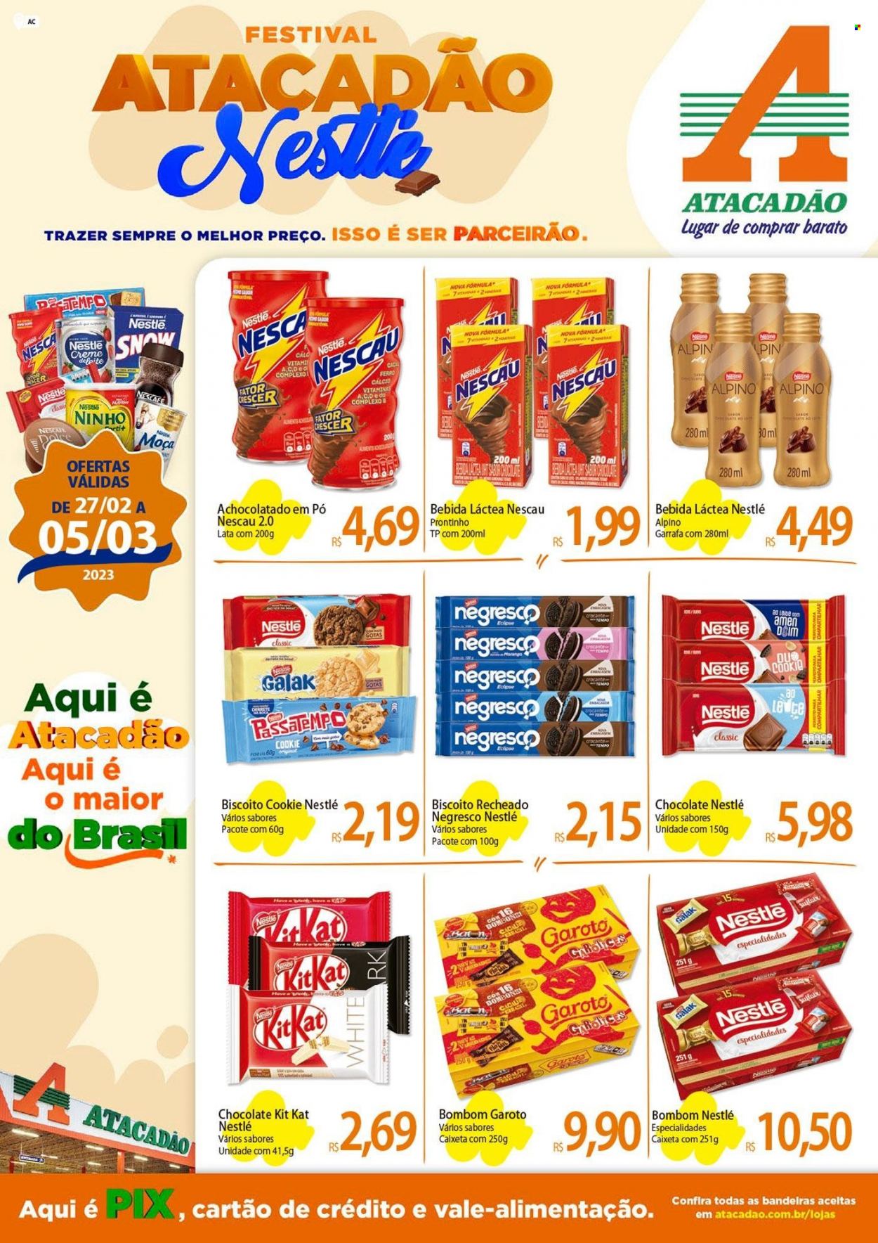 Folheto Atacadão - 27/02/2023 - 05/03/2023. Página 1
