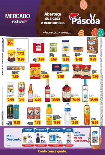 Folheto Mercado Extra - 28/02/2023 - 13/03/2023.