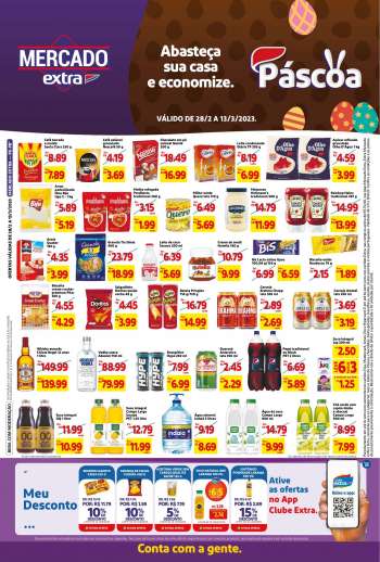 Folheto Mercado Extra - 28/02/2023 - 13/03/2023.